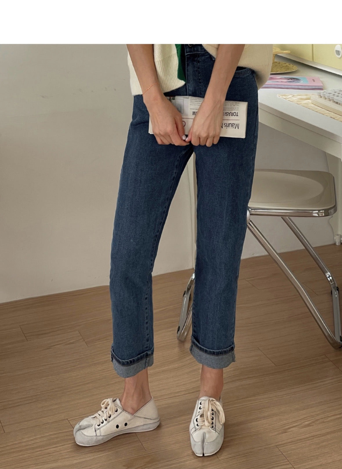 現貨S💜HowLuk No.8531橡根腰牛仔褲