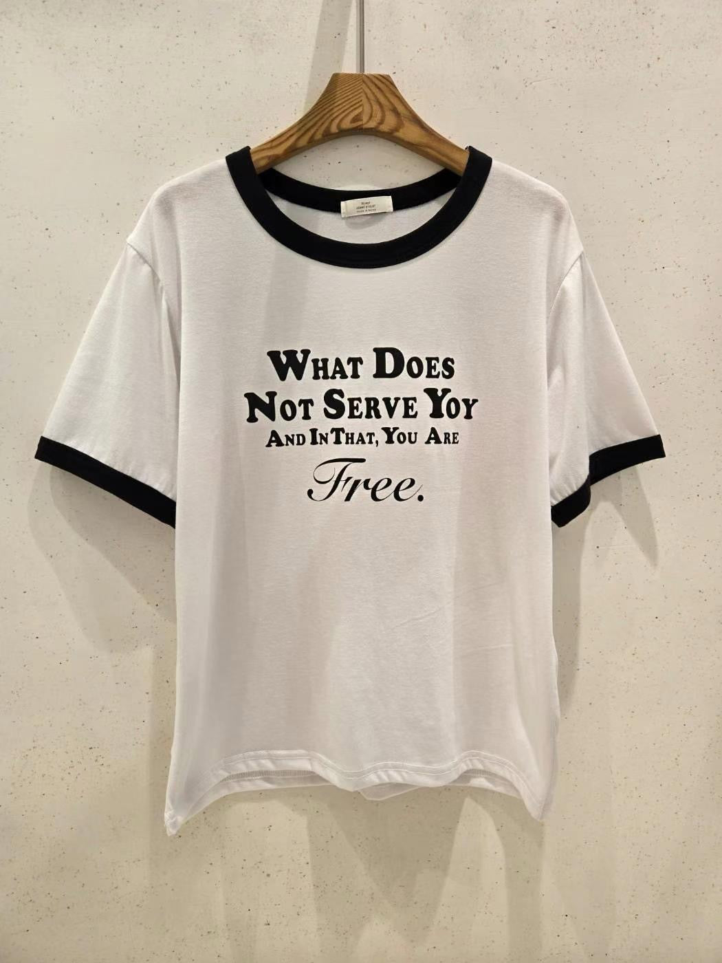 What Does Not Serve Yoy短袖T
