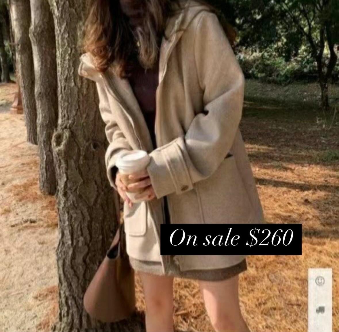 On Sale💜30%羊毛拉鍊外套