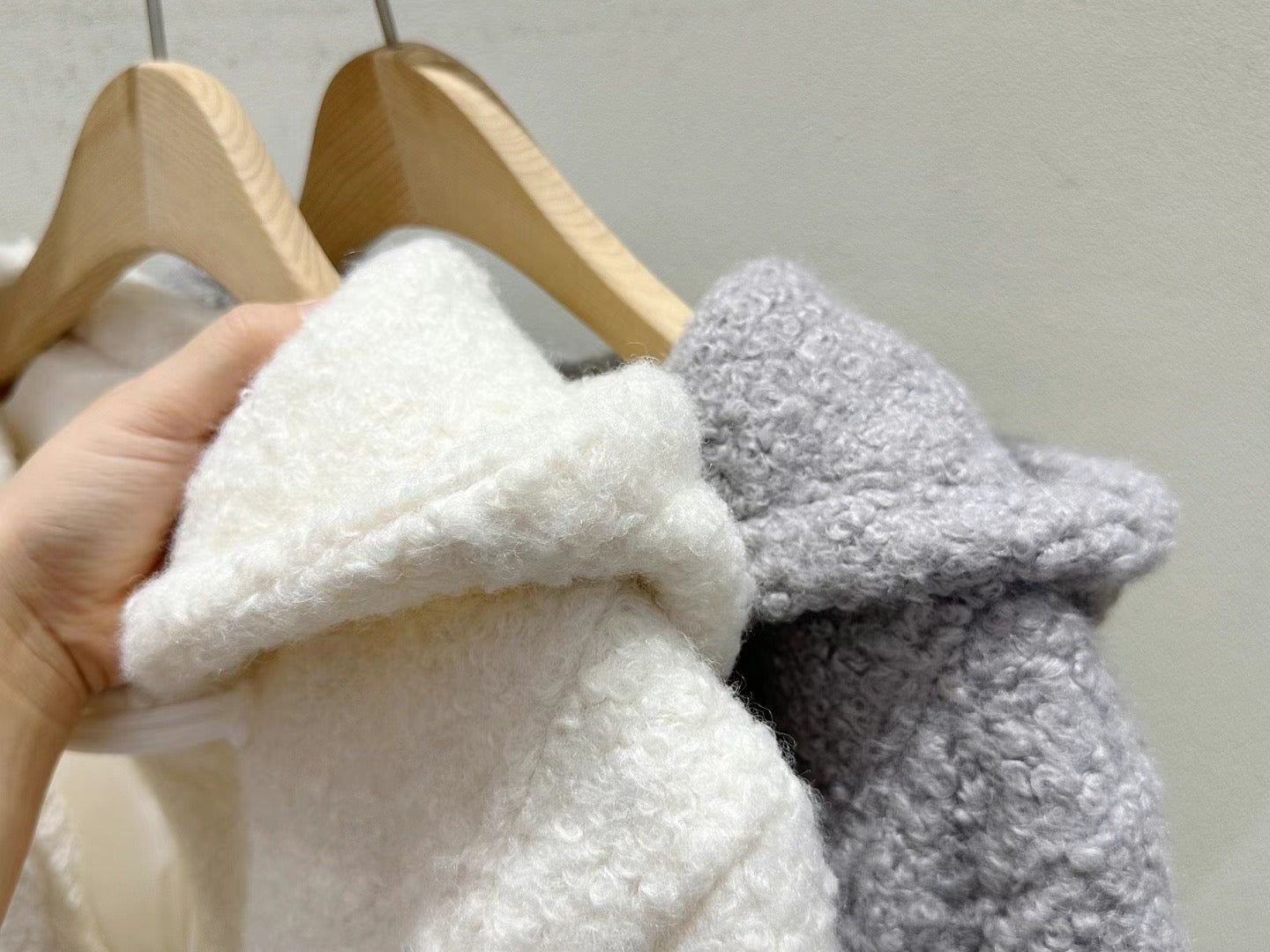 On Sale💜羊羔毛牛角褸