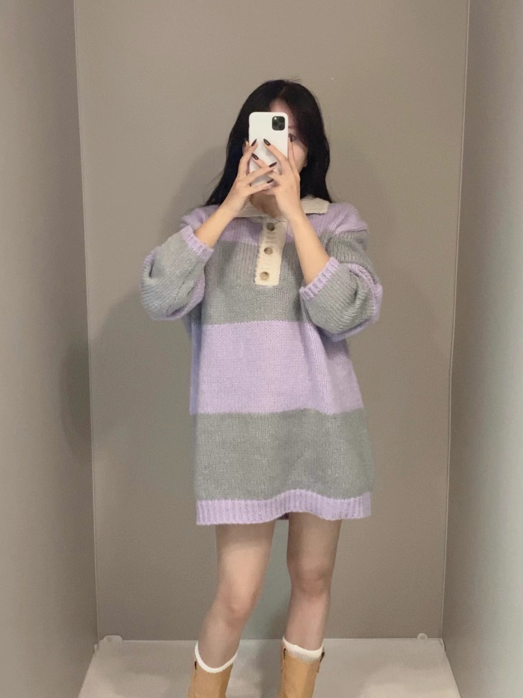 On Sale💜間條長冷衫