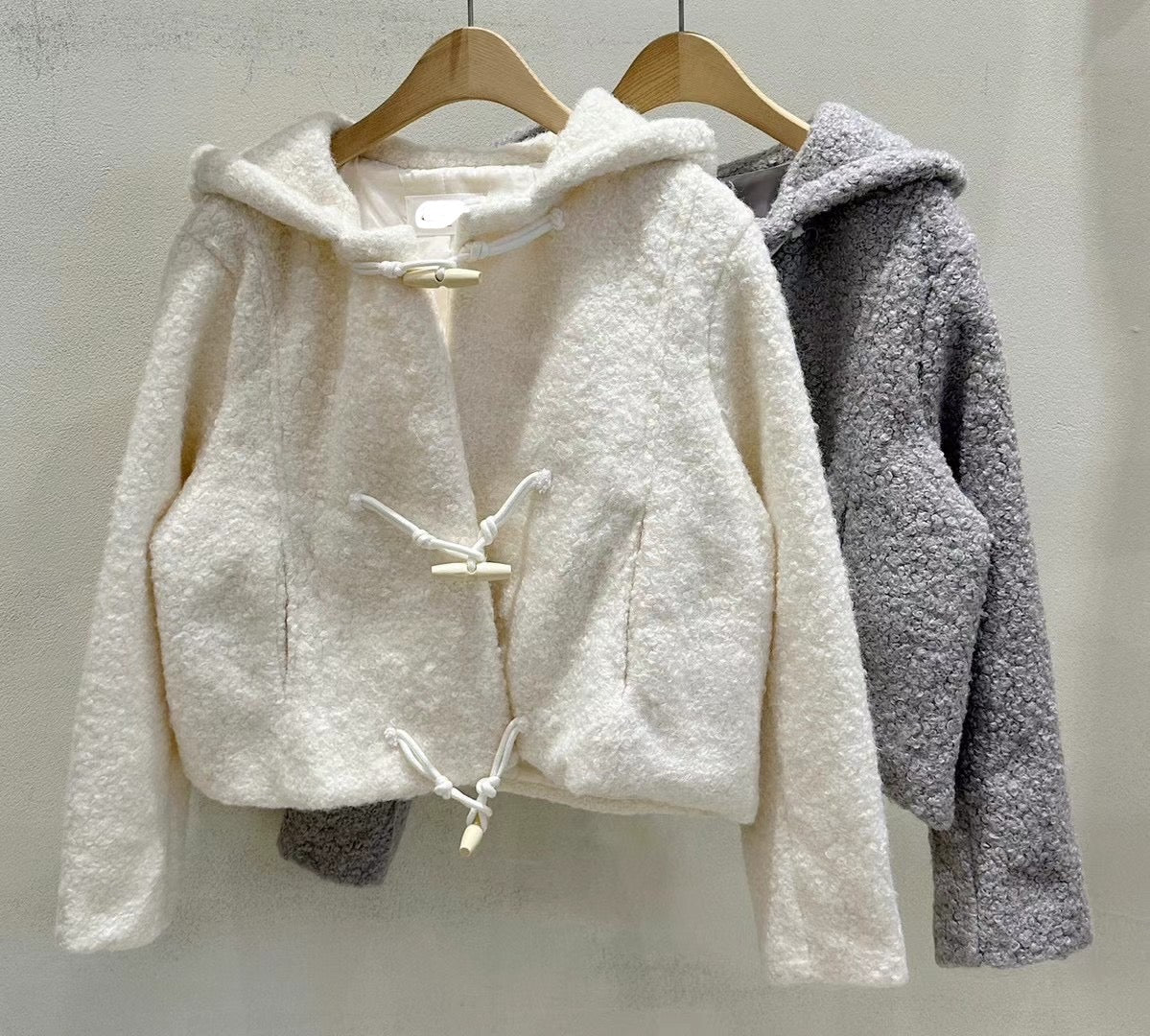 On Sale💜羊羔毛牛角褸