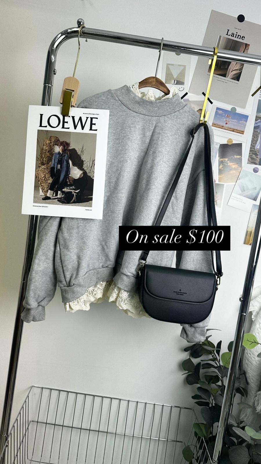 On Sale💜Lace抓毛衛衣