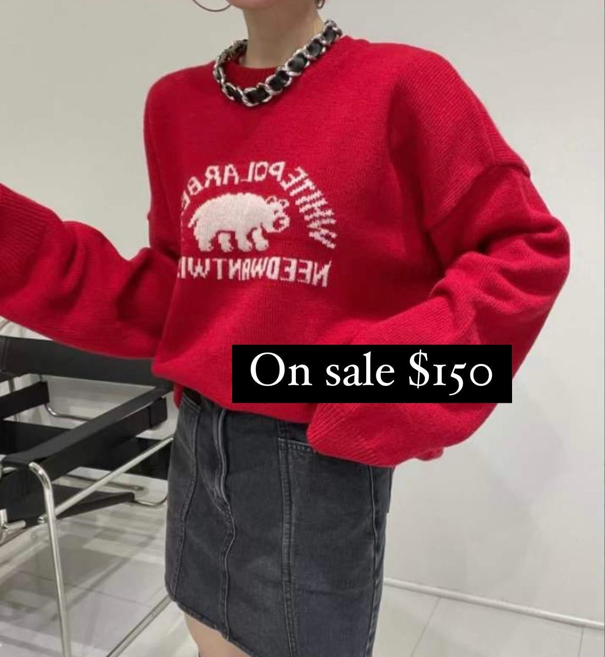 On Sale💜北極熊冷衫