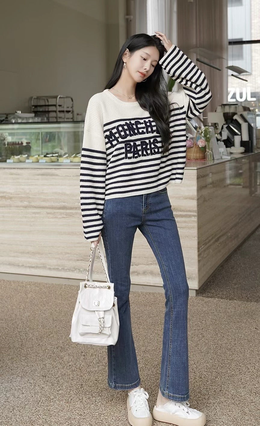 On Sale💜Paris間條衫