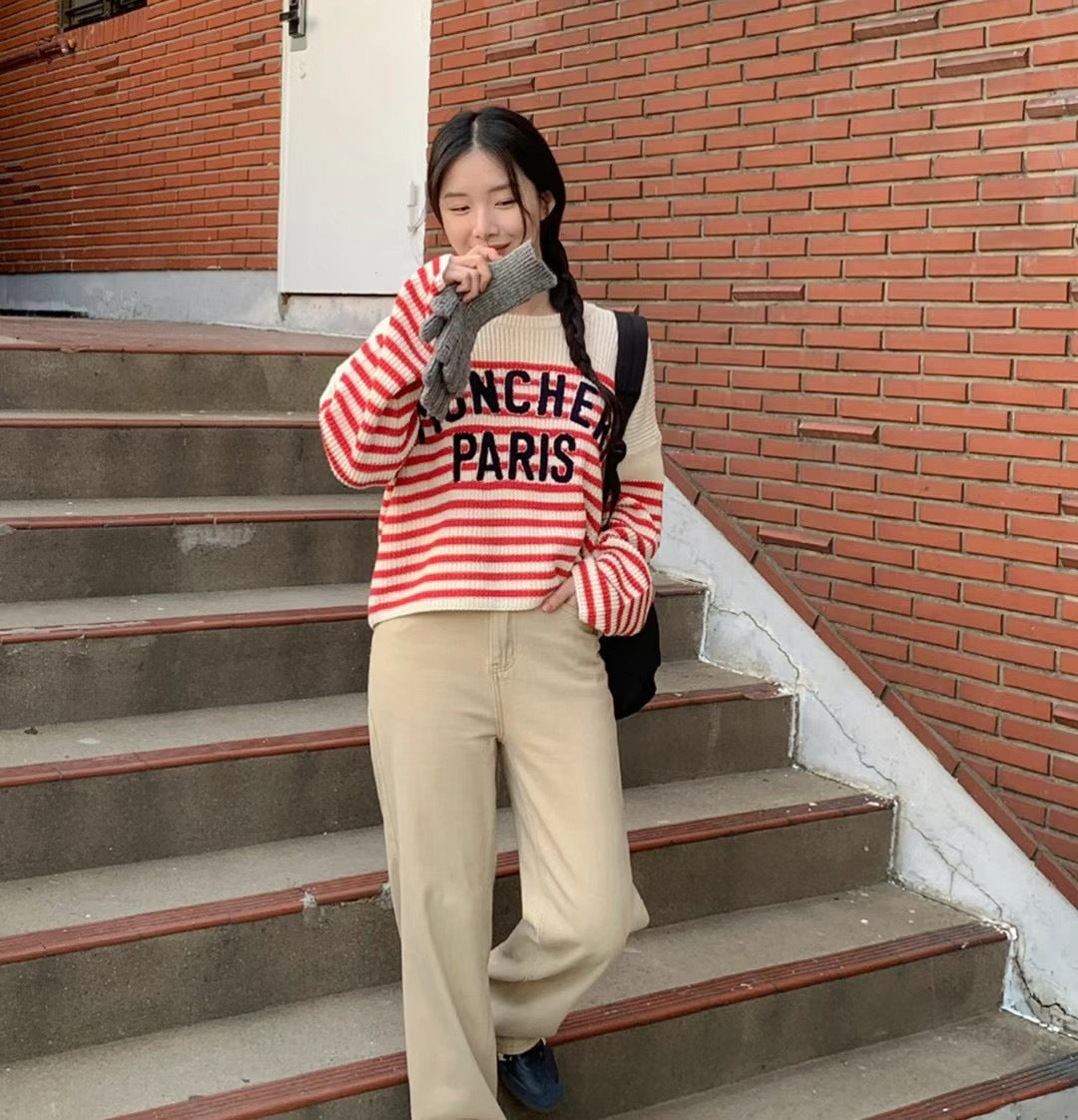 On Sale💜Paris間條衫