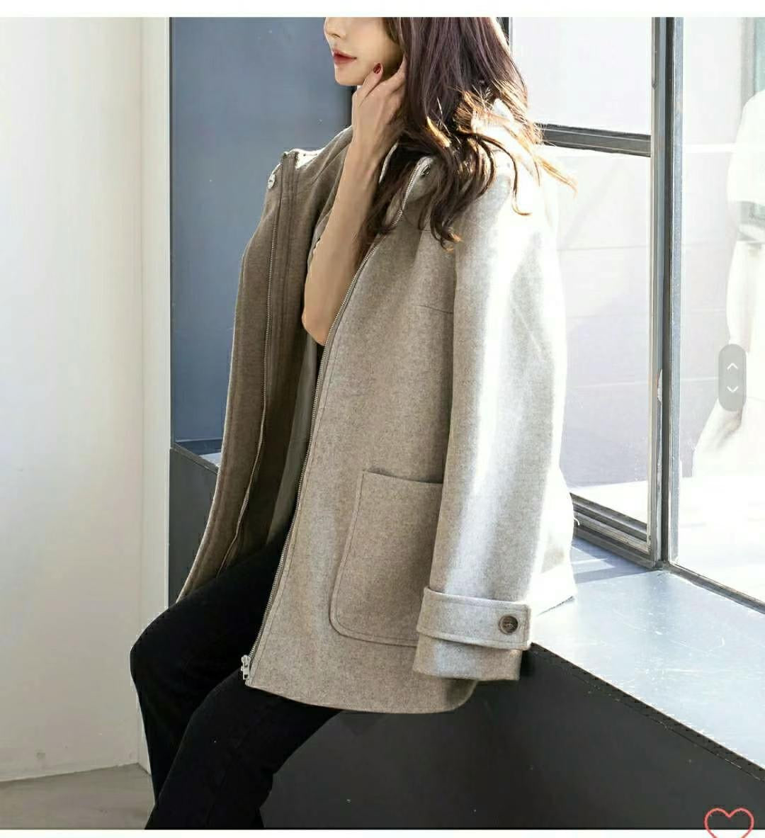 On Sale💜30%羊毛拉鍊外套