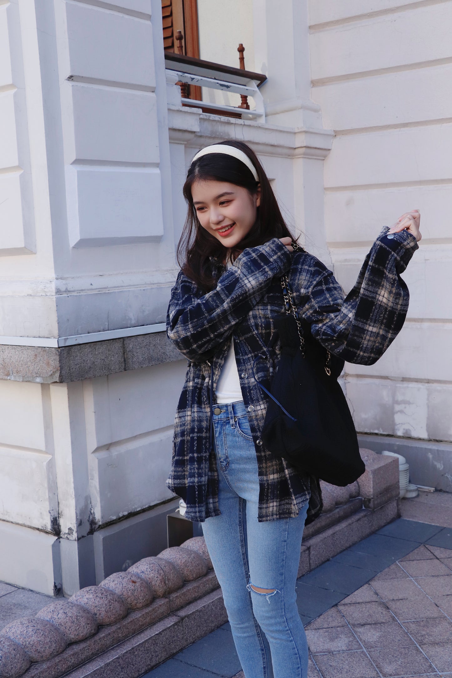 On Sale💜格仔絨料恤衫