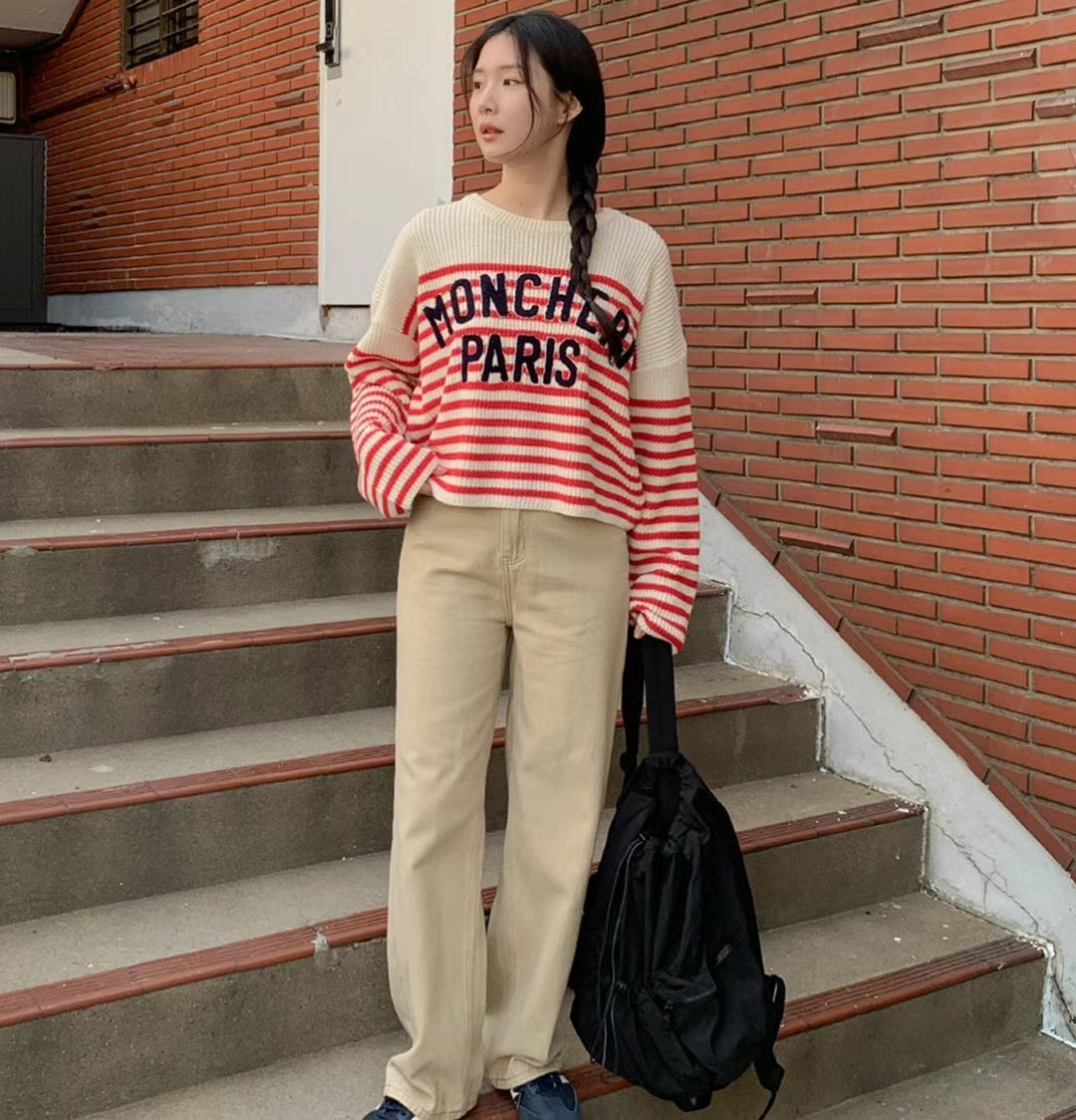On Sale💜Paris間條衫