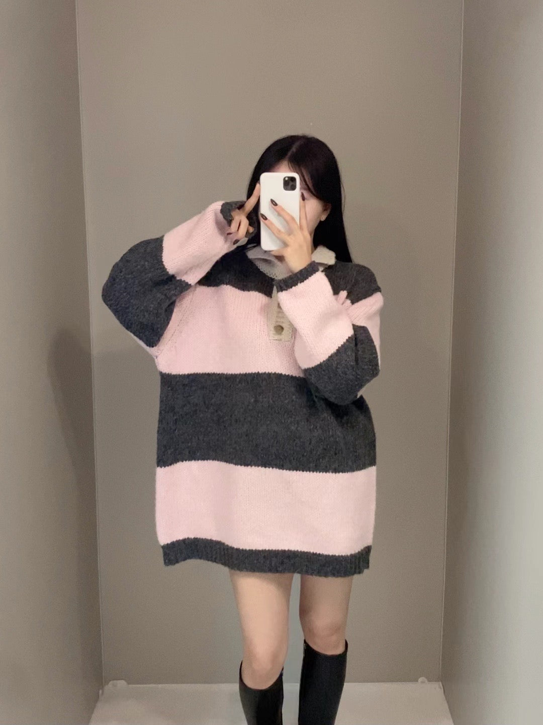 On Sale💜間條長冷衫