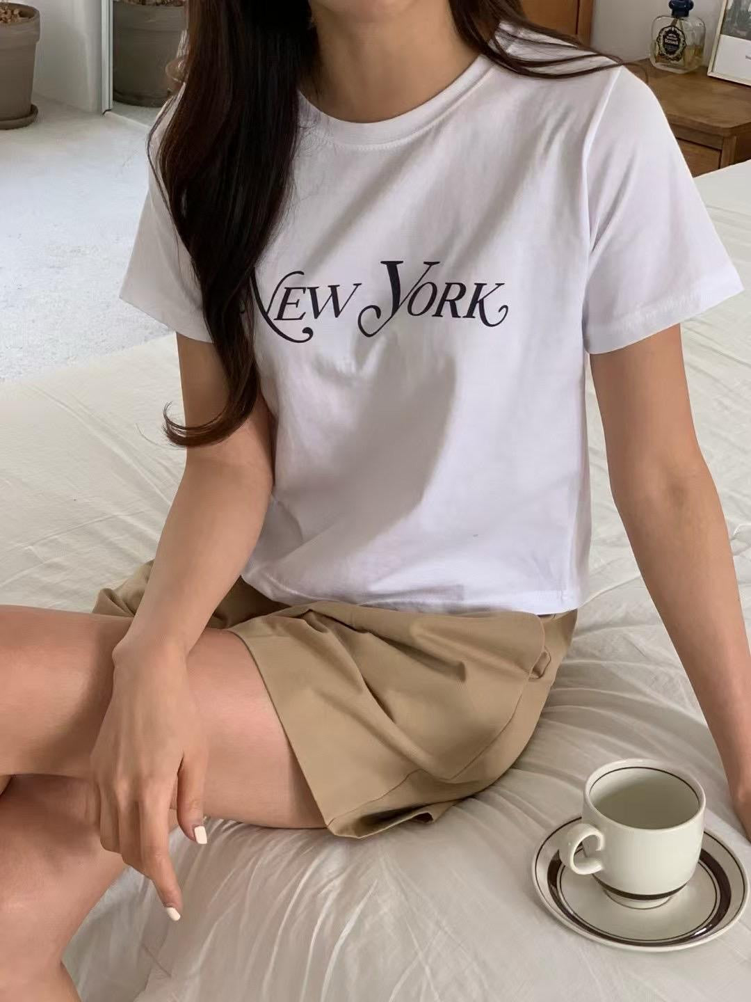 NEW YORK短袖T