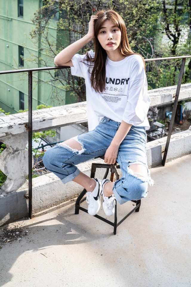現貨S碼💜How Luk No.3764 橡根腰牛仔褲