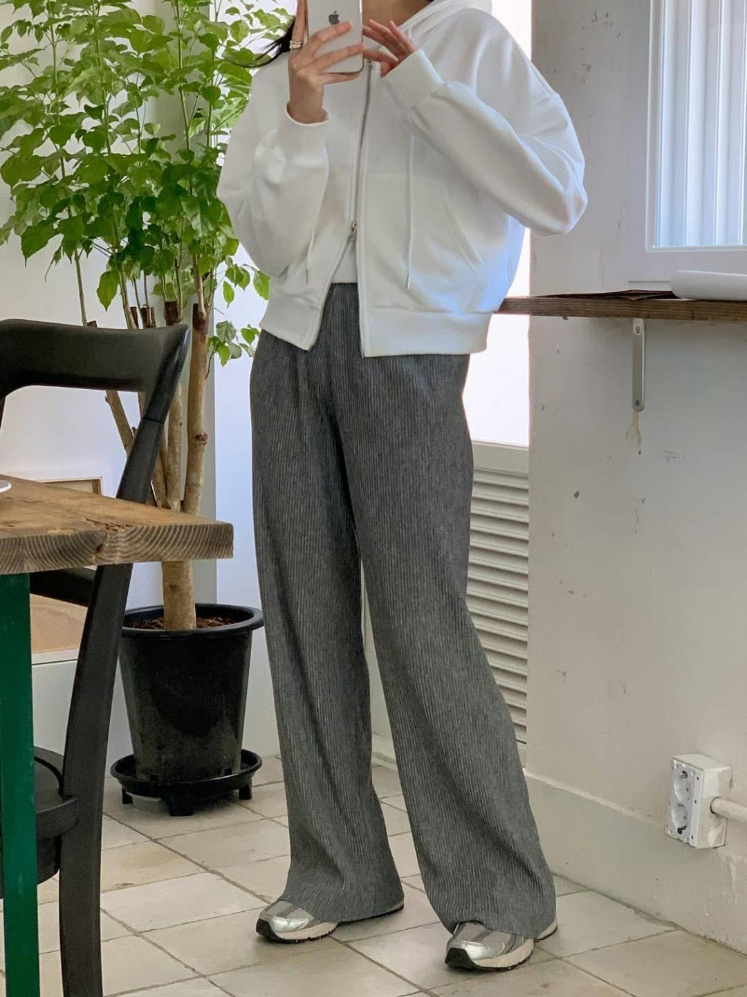 冰爽百摺褲(太長可以剪短)