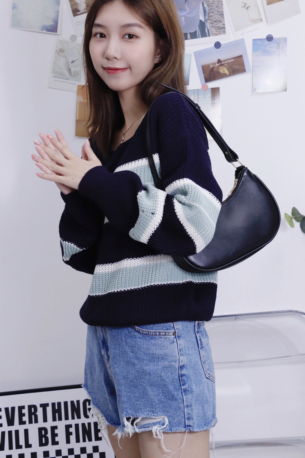 On Sale💜間條針織衫