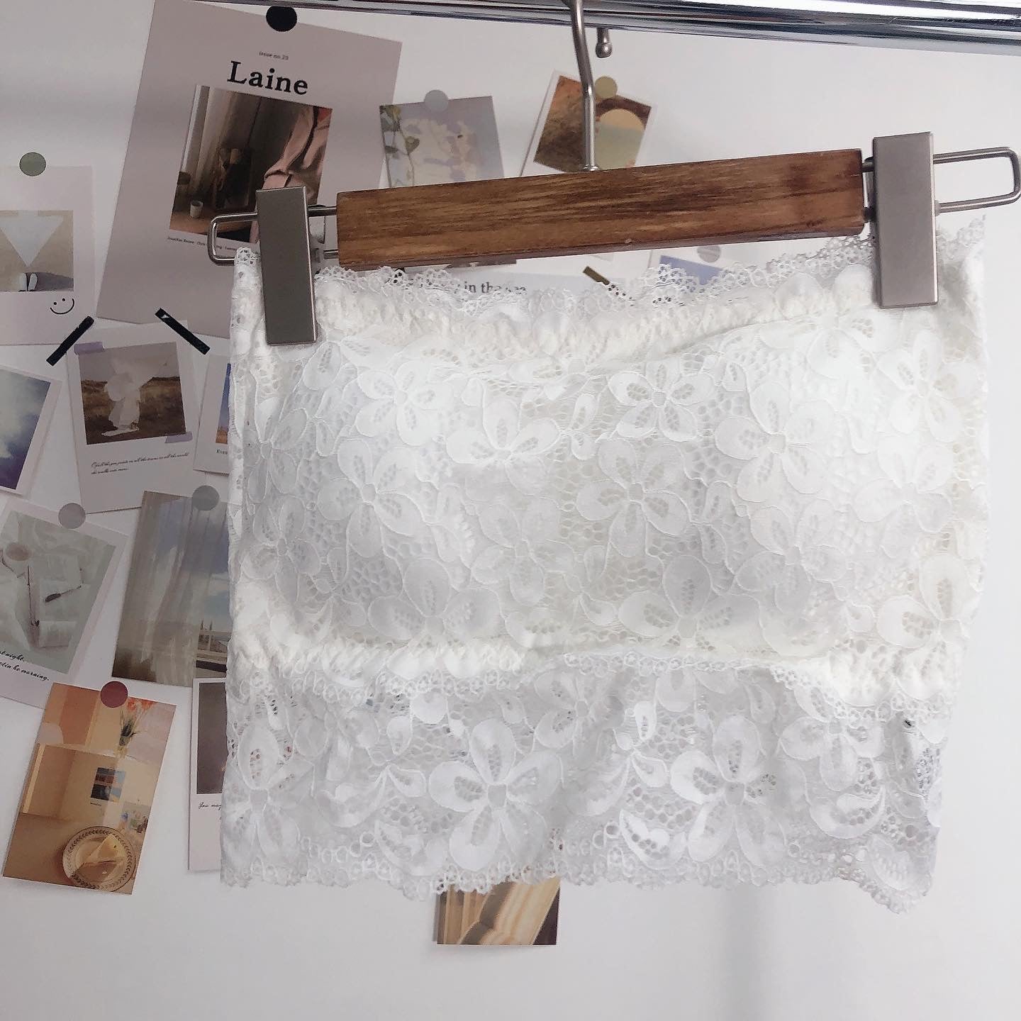 (打底兩件包郵)現貨💜Lace Bra Top