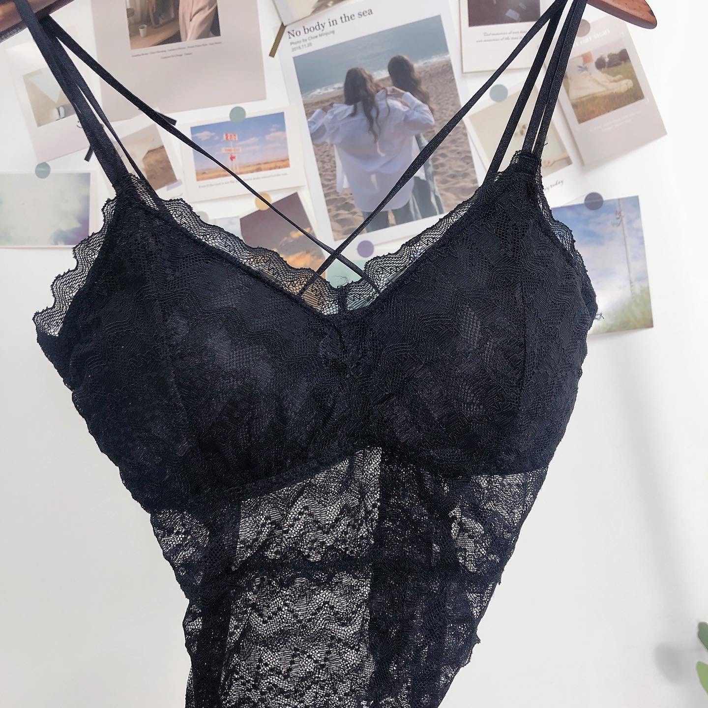(打底兩件包郵)現貨💜Lace Bra Top