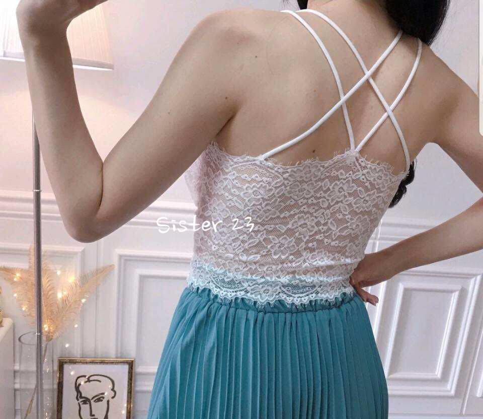 (打底兩件包郵)現貨💜Lace Bra Top