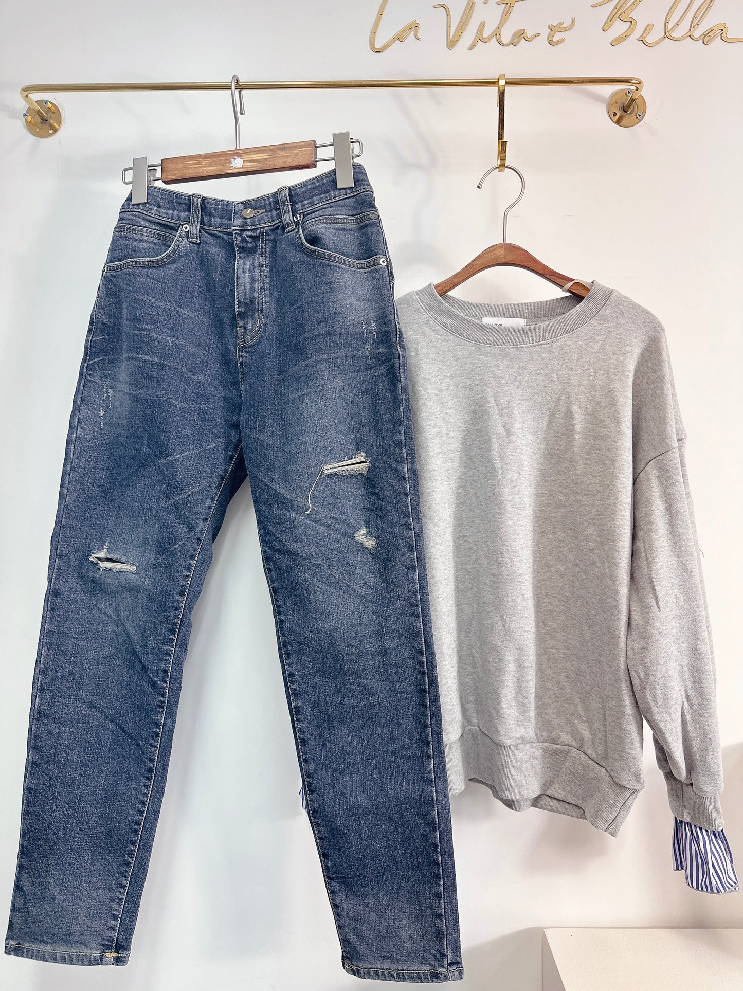 On Sale💜No.655橡筋腰牛仔褲