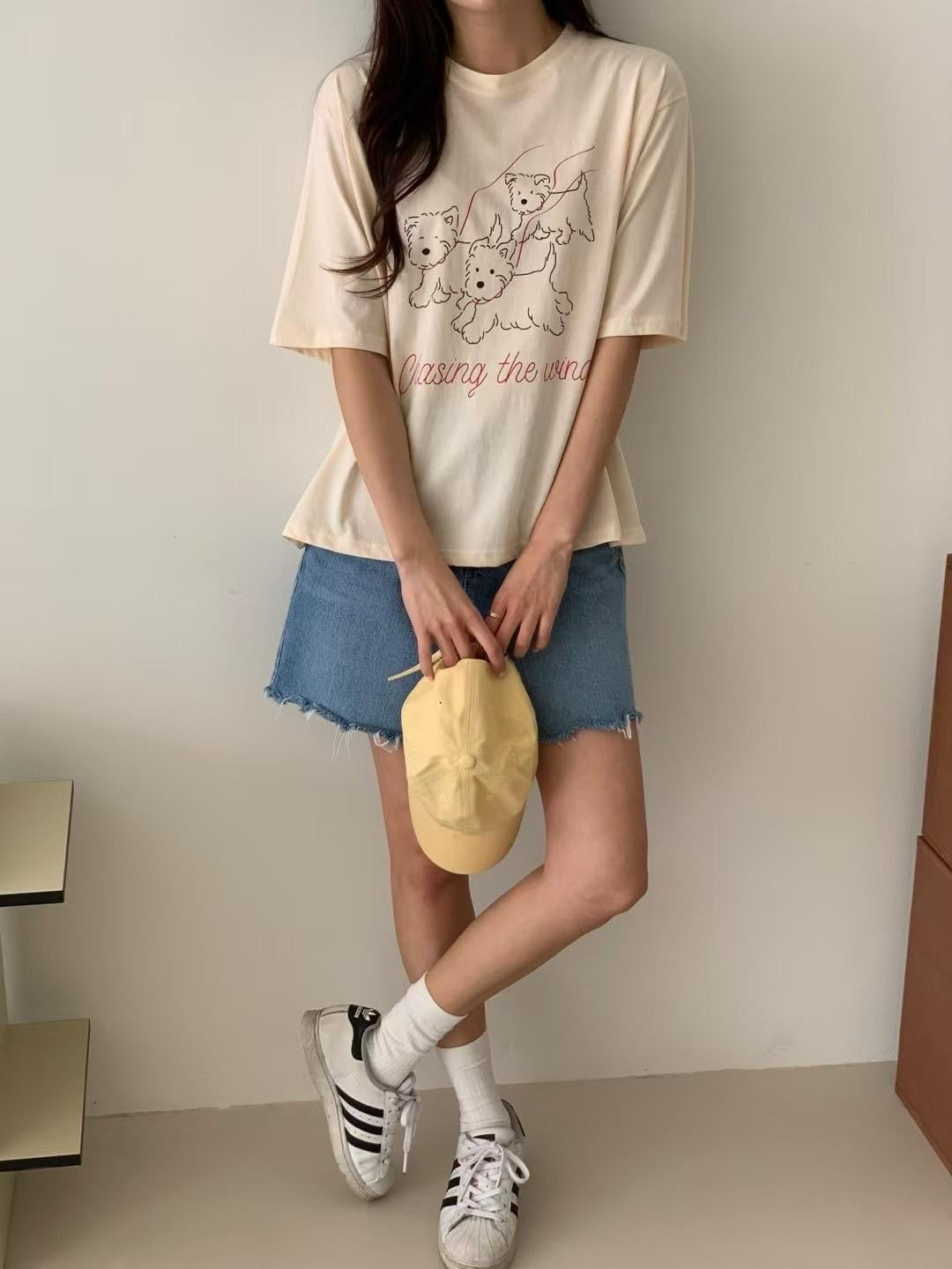 3小狗短袖T