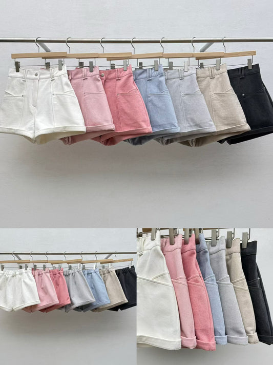 明線橡根腰短褲