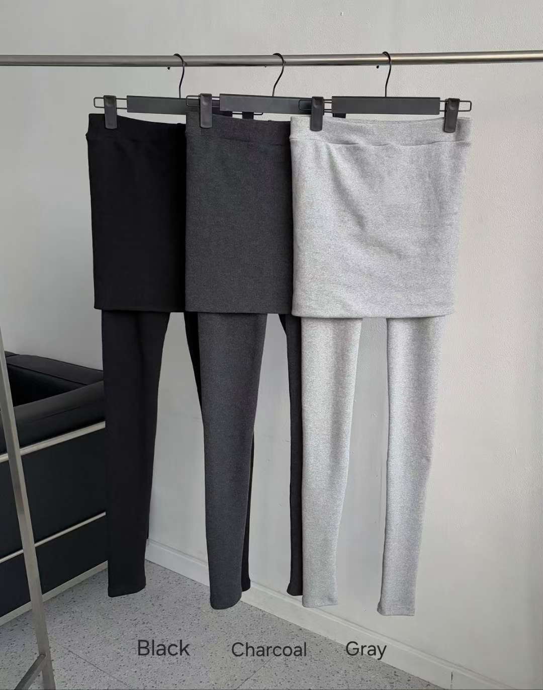 On sale🩵 百搭舒服好著既直裙leggings（淺灰）